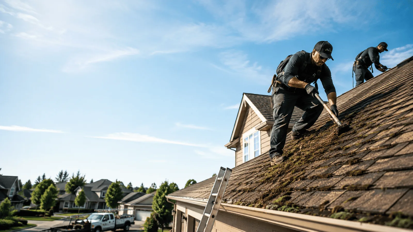 Roof Moss Removal in Oak Harbor, WA near me